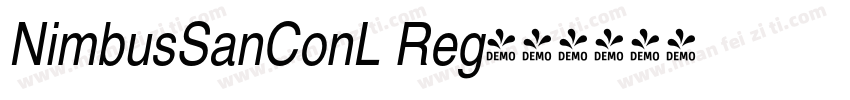 NimbusSanConL Reg字体转换
